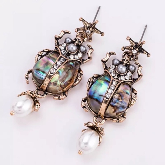 Jewelry - 💫New unique beetle earrings💫